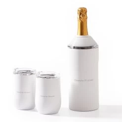 Vinglacé Wine Chiller And Stemless Glass Set | 1 -Grocery Store vinglace wine chiller and stemless glass set c 2