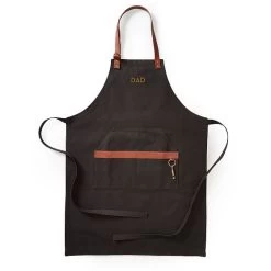 Waxed Canvas And Leather BBQ Apron | 2 12 Waxed Canvas And Leather BBQ Apron | 2 -Grocery Store waxed canvas and leather bbq apron c 1
