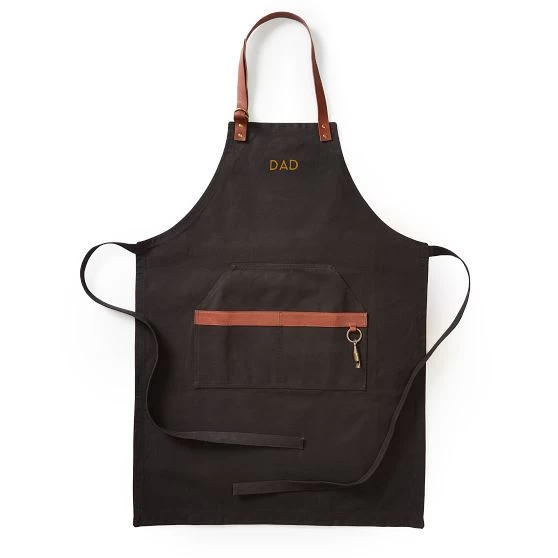 Waxed Canvas And Leather BBQ Apron | 2 4 Waxed Canvas And Leather BBQ Apron | 2 - Image 2