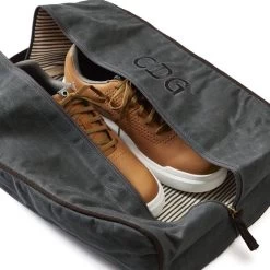 Waxed Canvas Travel Shoe Bag | 2
