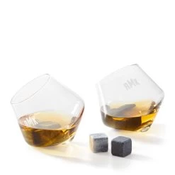 Whiskey Glass Set With Stones | 1