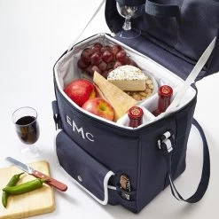 Wine And Cheese Picnic Tote | 1 -Grocery Store wine and cheese picnic tote 1 c 2