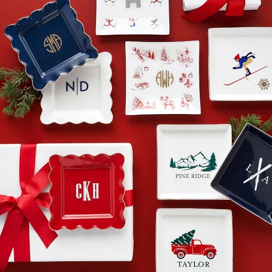 Winter Scenic Glass Catchall | 1 3 Winter Scenic Glass Catchall | 1