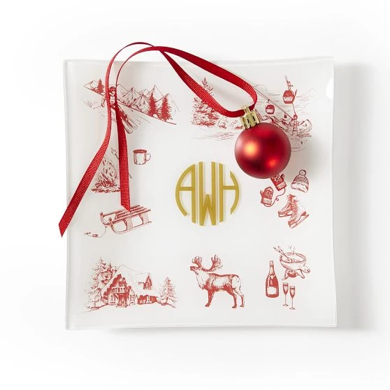 Winter Scenic Glass Catchall | 1 4 Winter Scenic Glass Catchall | 1 - Image 2