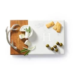 Wood And Marble Antler Cheese Board | 1 8 Wood And Marble Antler Cheese Board | 1 -Grocery Store wood and marble antler cheese board c 2