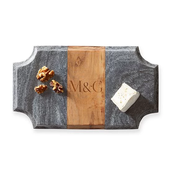 Wood And Marble Beveled Cheese Board | 4 15 Wood And Marble Beveled Cheese Board | 4 - Image 13