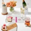 Wood And Marble Heart Cheese Board | 1