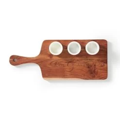 Wood And Marble Paddle Serving Board | 1 -Grocery Store wood and marble paddle serving board c 2
