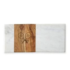 Wood And Marble Rectangle Cheese Board | 3 -Grocery Store wood and marble rectangle cheese board c 9