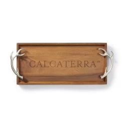 Wood Antler Tray | 2 -Grocery Store wood antler tray c 1