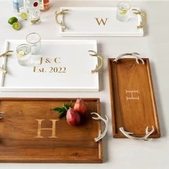 Wood Antler Tray | 2 -Grocery Store wood antler tray c 4