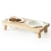 Wooden Cat Bowl Stand | 1 2 Wooden Cat Bowl Stand | 1 -Grocery Store wooden cat bowl stand c