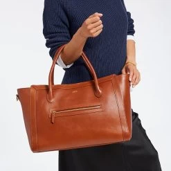 Zoe Leather Work Tote | 4 -Grocery Store zoe leather work tote c 4