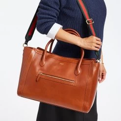 Zoe Leather Work Tote | 4 -Grocery Store zoe leather work tote c 6